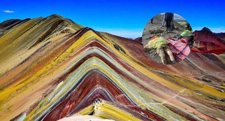 Un fallecido y tres heridos deja enfrentamiento por ingreso a la Montaña de Siete Colores (FOTOS)