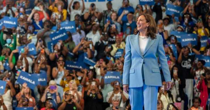 Manifestantes propalestinos interrumpen discurso de Kamala Harris en Michigan