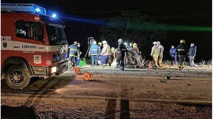 Ruta 131: choque múltiple con cuatro personas fallecidas