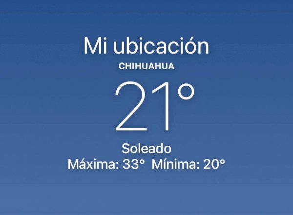 Mañana cálida y agradable; máxima de 33°C