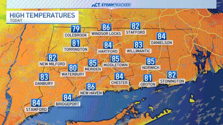 More comfortable air and dry weather for the weekend