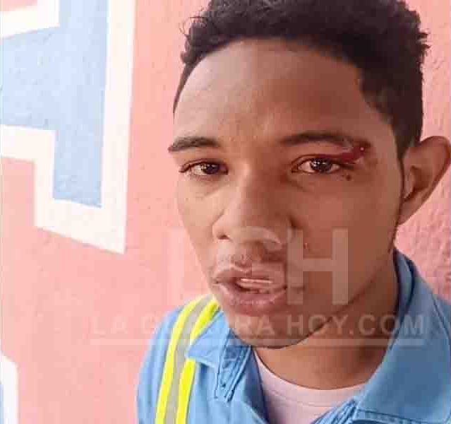 Hombre golpea a contratista de Air-e y averió su motocicleta en Fonseca