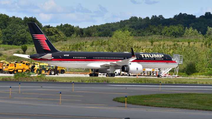 Donald Trump's Boeing 757 Diverts To Montana Following Mechanical Issue