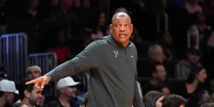 Erik Spoelstra gets 800th win, Tyler Herro scores 29 and Heat edge Bucks in NBA Cup matchup