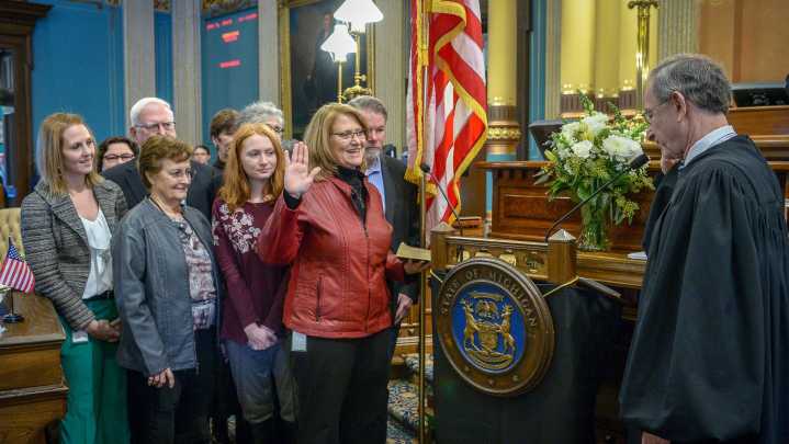 2 prominent Michigan Senate staffers forced out over campaign work