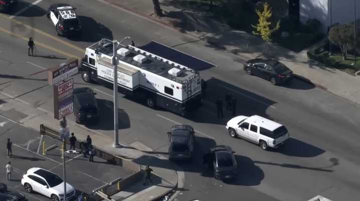 Suspect Shot by Police in Koreatown After Reported Threat With Sharp Object