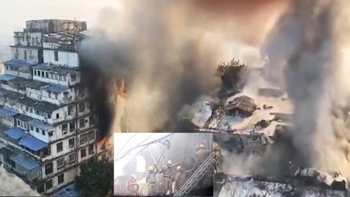 Massive Fire at Kolkata's Burra Bazar India News