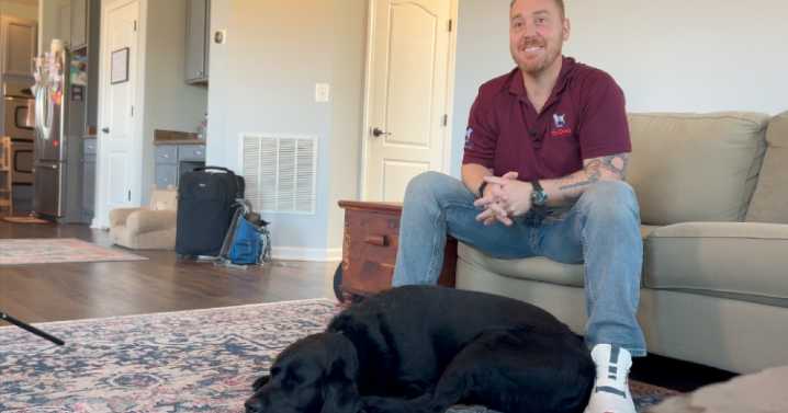 ‘I Needed Help’: Queen Anne's County veteran says service dog helped bring his family back