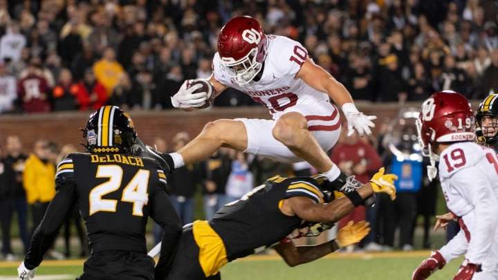 Where to watch Oklahoma vs. Missouri football for free today