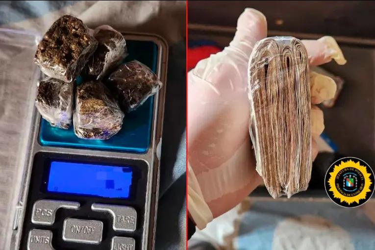 Allanan puntos de venta de drogas en Victoria: secuestran marihuana y más de $950.000