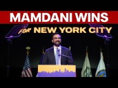 Live: Zohran Mamdani victory speech after winning race for NYC mayor