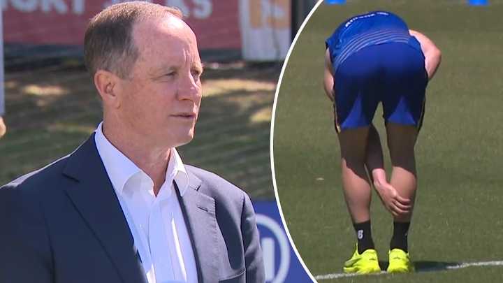 Eagles bullish on picks stance while Reid hit by injury scare