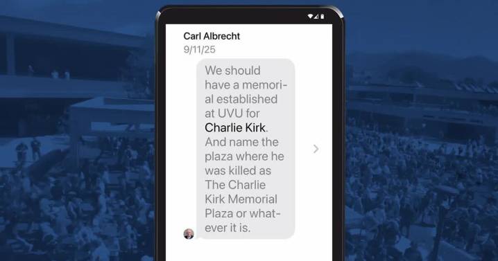 Texts show politicians quickly turned to Kirk memorial ideas following shooting