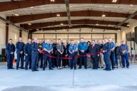 KHP cuts ribbon on new aircraft hangar in Hays