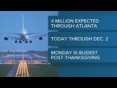 Hartsfield-Jackson expecting millions of Thanksgiving travelers