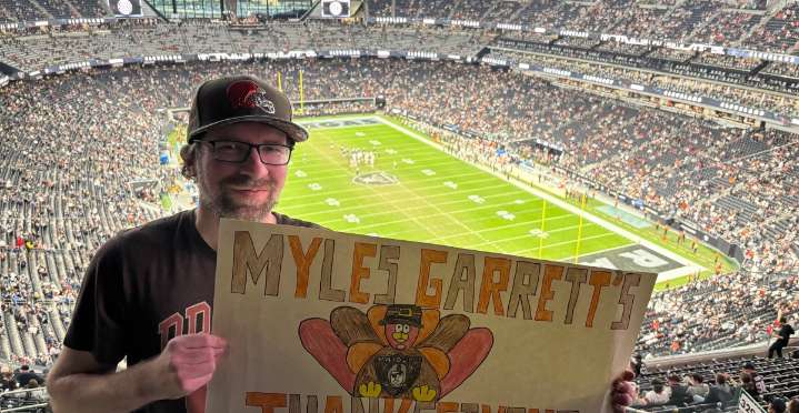 Vlog of my Browns vs. Raiders experience in Las Vegas, seeing Shedeur Sanders’ first start