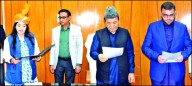 Speaker administers oath to newly elected MLAs
