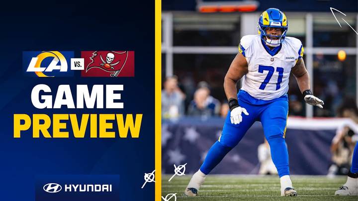 SoFi Stadium after dark: Rams & Buccaneers battle in key NFC showdown on Sunday Night Football