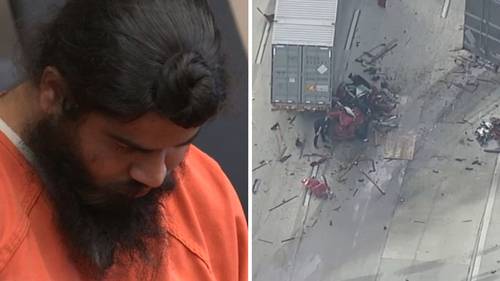 DUI charge dropped against Jashanpreet Singh, semitruck driver in deadly 10 Freeway crash in Ontario