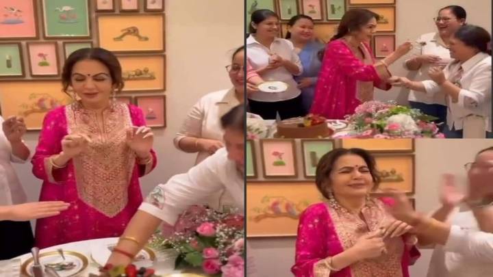 Nita Ambani celebrates 61st birthday with heartwarming surprise from Jamnagar staff