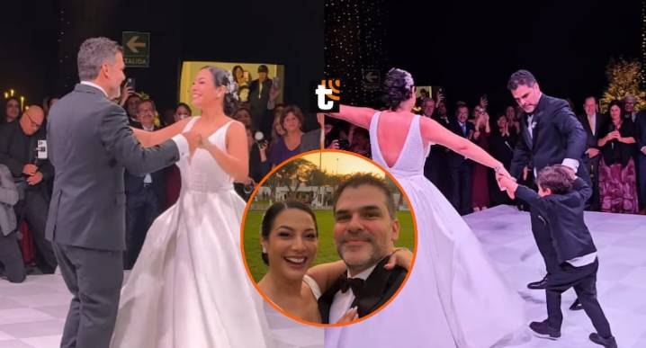 Natalia Salas, su esposo Sergio Coloma y su hijo emocionan con su espectacular baile en su boda religiosa La actriz y su pareja cumplieron un sueño más: su primer baile como esposos junto a su hijo al