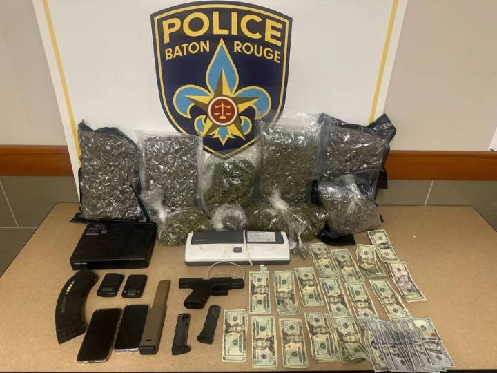 Three men arrested after drug, gun bust in Baton Rouge