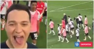 El testimonio de hincha agredido por jugador de River en Superclásico: "No tuve intención de burlarme"