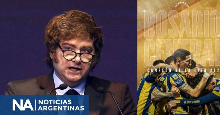 Milei se mete en la disputa por el título: respalda a Verón y cuestiona la consagración de Central
