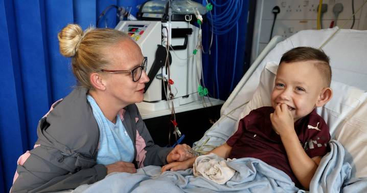 Christmas hope for the boy, 5, who has spent nearly his whole life in hospital