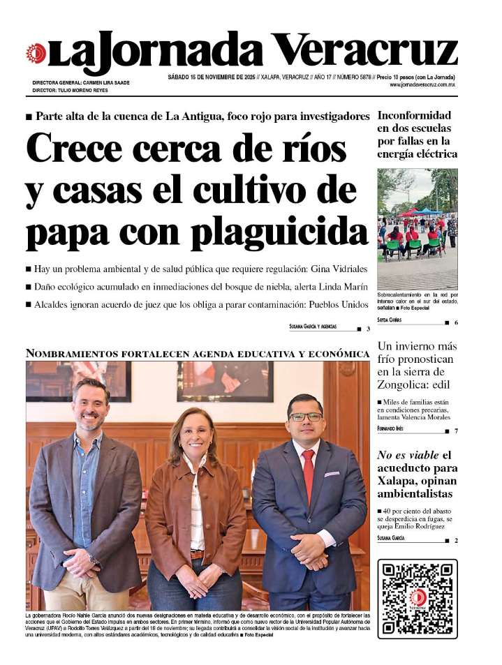 Portada del 15 de noviembre de 2025