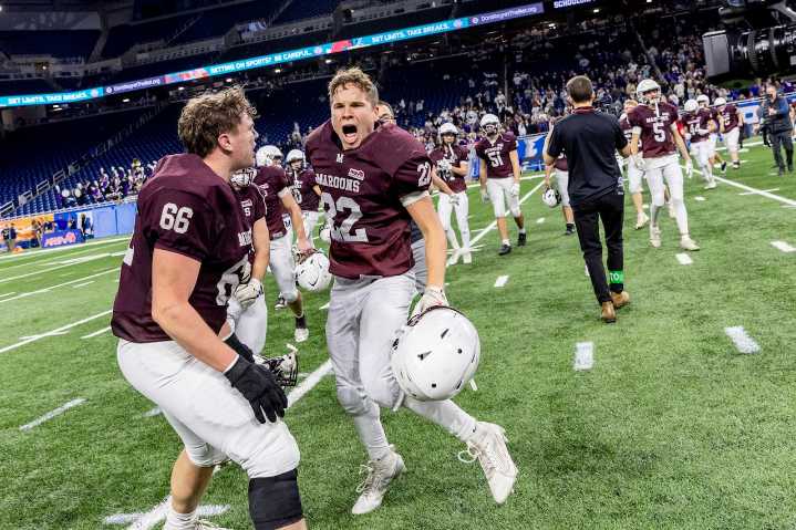 PHOTOS: Menominee, Schoolcraft battle for D7 state football championship