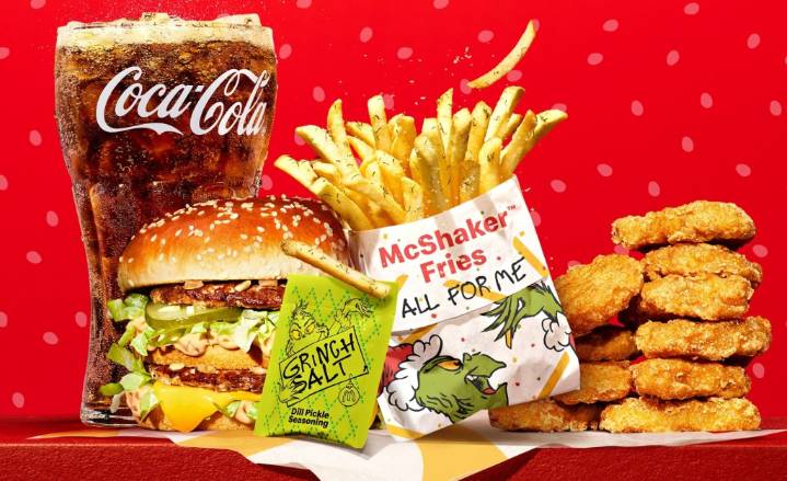 McDonald’s Grinch Meal will go on sale Dec. 2