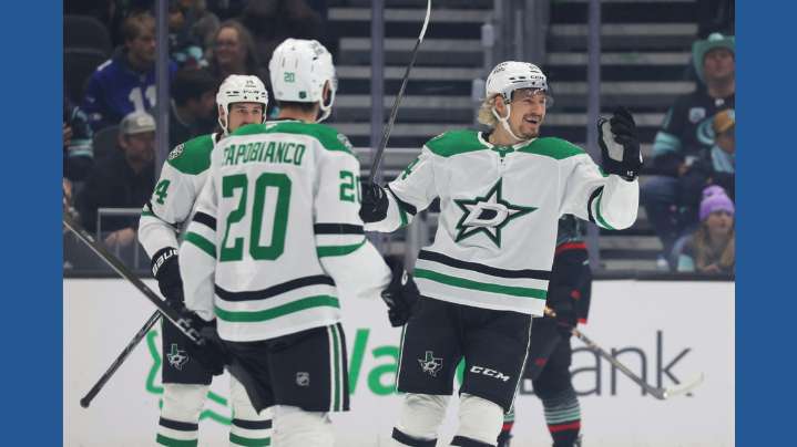 Kolyachonok breaks late tie with 1st goal of season, Stars beat Kraken 3