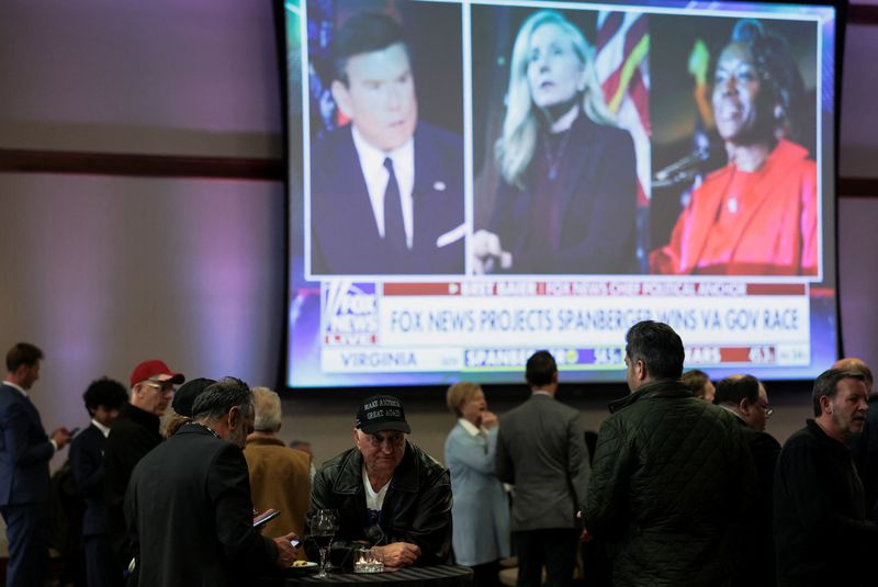 Democrat Spanberger wins Virginia governor's race as Trump's agenda faces early test