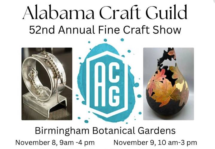Alabama Craft Guild to host fine craft show Nov. 8