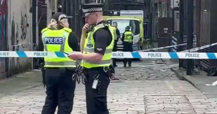 Two men charged after 'serious assault' in Glasgow city centre