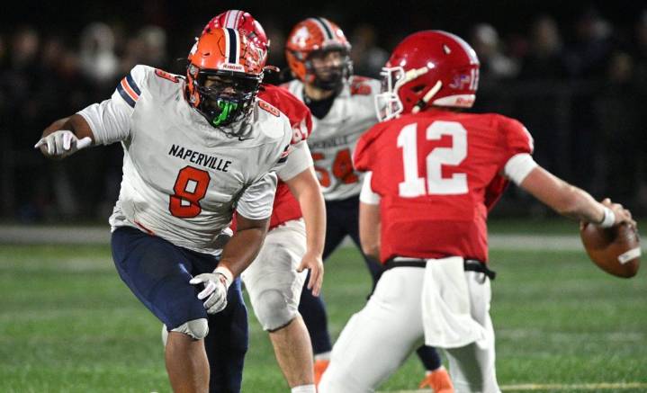 Gabriel Hill is the Naperville football player of the year