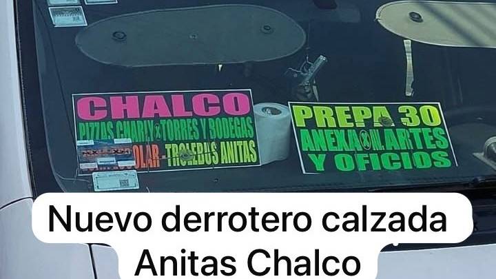 Transportistas activan nueva ruta hacia el trolebús de Chalco