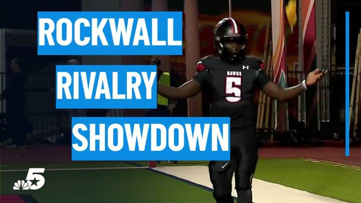 Rockwall and Rockwall-Heath rivalry showdown game divides community – NBC 5 Dallas