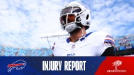 Buffalo Bills Injury Report vs. Dolphins