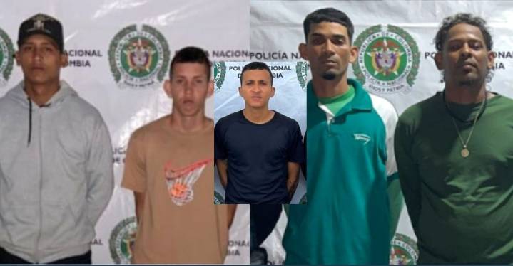 capturan a seis presuntos extorsionistas de las Autodefensas en Santa Marta y Ciénaga Son señalados de chantajear a comerciantes y tenderos, incluyendo un menor de edad y líderes de la red criminal.