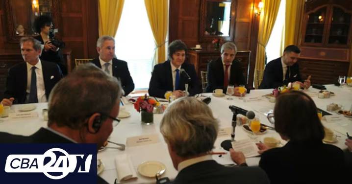 Javier Milei defendió el programa económico ante empresarios en Nueva York