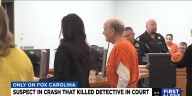 Suspect in crash that killed detective appears in court in Anderson Co.