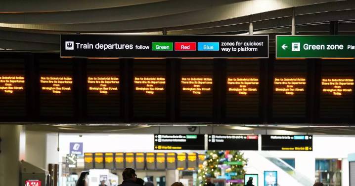Christmas travel chaos ahead as rail strikes announced