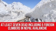 At least seven dead including 5 foreign climbers in Nepal avalanche