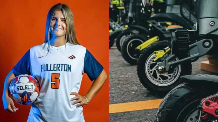 Joven promesa del fútbol muere tras accidente en patineta eléctrica en Estados Unidos: la estrella de Cal State Fullerton es recordada por su talento