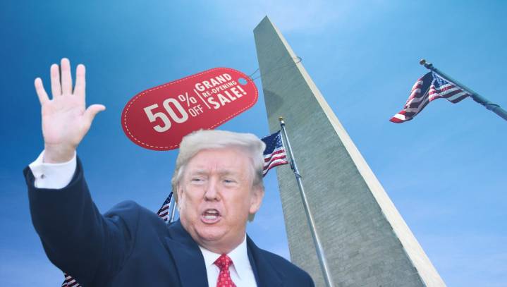 Trump Announces America's Grand Reopening Sale