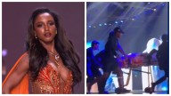Video: Miss Jamaica sufre trágica caída en preliminar de Miss Universo