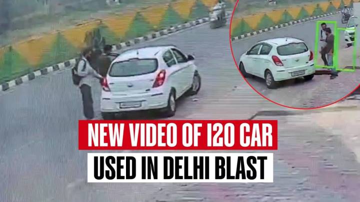 Delhi Red Fort 10/11 Terror Attack: New Video Of i20 Car Before Blast India News