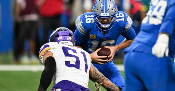 Detroit Lions film review: Breaking down pass protection issues vs. Vikings